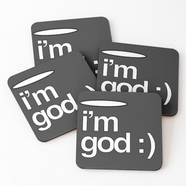 Item preview, I am God Typography design  designed and sold by Kvyom.