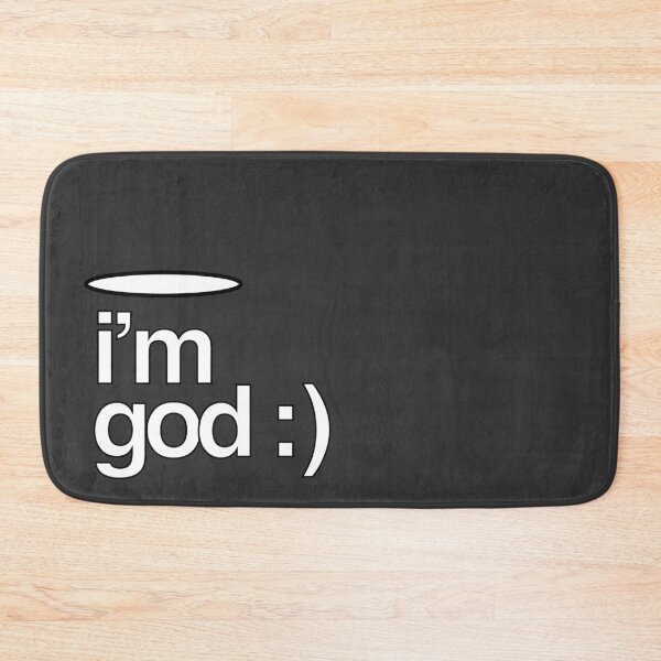 Item preview, I am God Typography design  designed and sold by Kvyom.