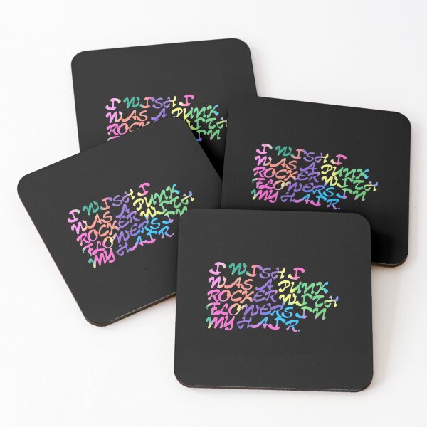 Item preview, I Wish I Was A Punk Rocker With Flowers In My Hair designed and sold by reads.a.lot_reads.a.lini.
