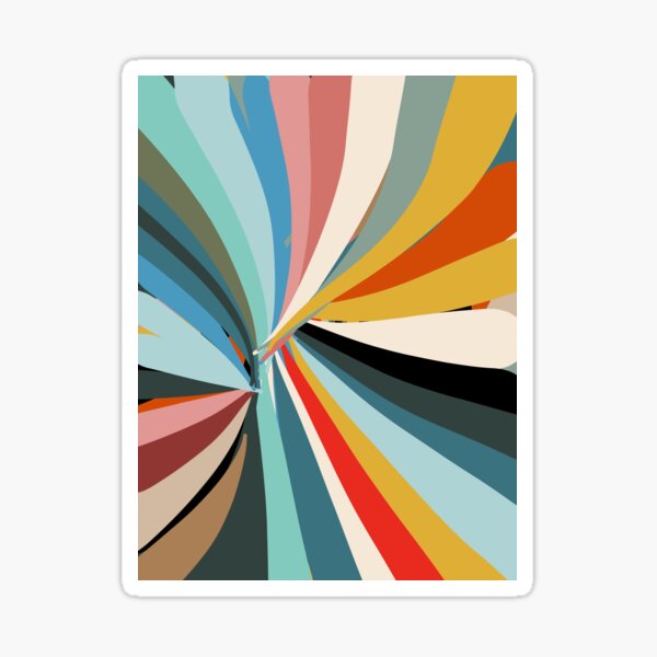 Item preview, Colored Stripes Pattern Art designed and sold by signorino.
