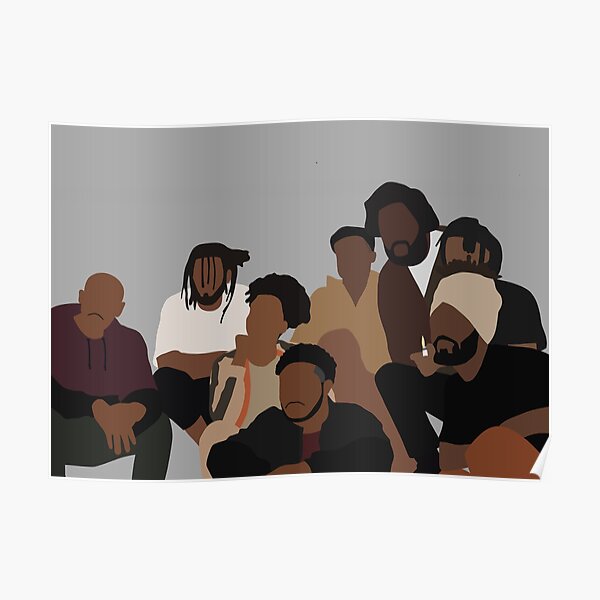 "Dreamville All Members" Poster for Sale by ynwayush Redbubble
