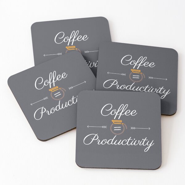 Item preview, Coffee Equals Productivity. designed and sold by TonsPOD.