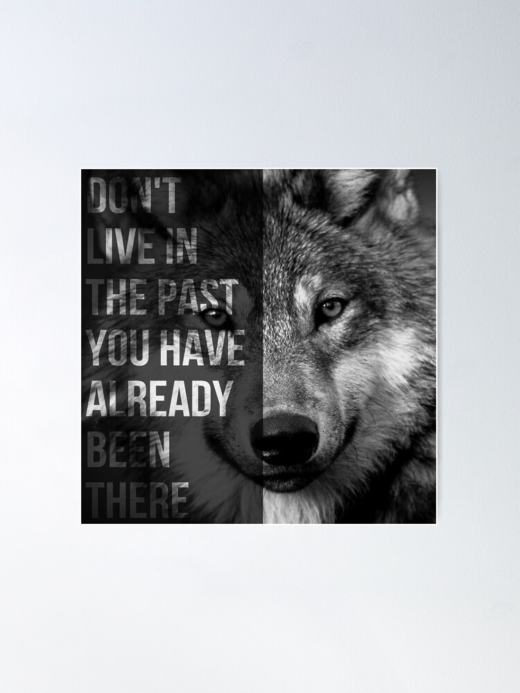 my postersucks 「DRINKING LIKE A WOLF」 Drinking Like a Wolf Poster – Blind Corner