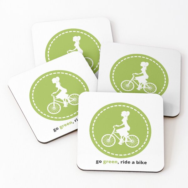 Item preview, go green, ride a bike designed and sold by javajossi.