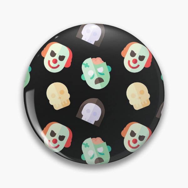 Item preview, Happy Halloween Holiday | Minimalistic Spooky Faces of Joker, Skull, and Zombie designed and sold by Ainbowz-Artwork.