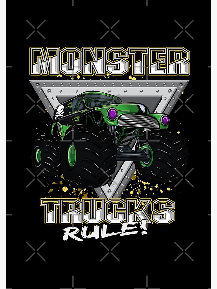 Monster Trucks Rule I love Monster Trucks Monster Truck Gift