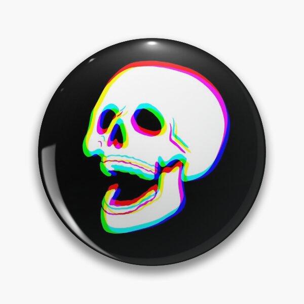 Item preview, Glitched Skull designed and sold by Luka Rodríguez.
