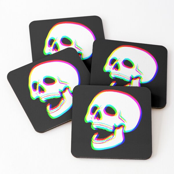 Item preview, Glitched Skull designed and sold by Luka Rodríguez.