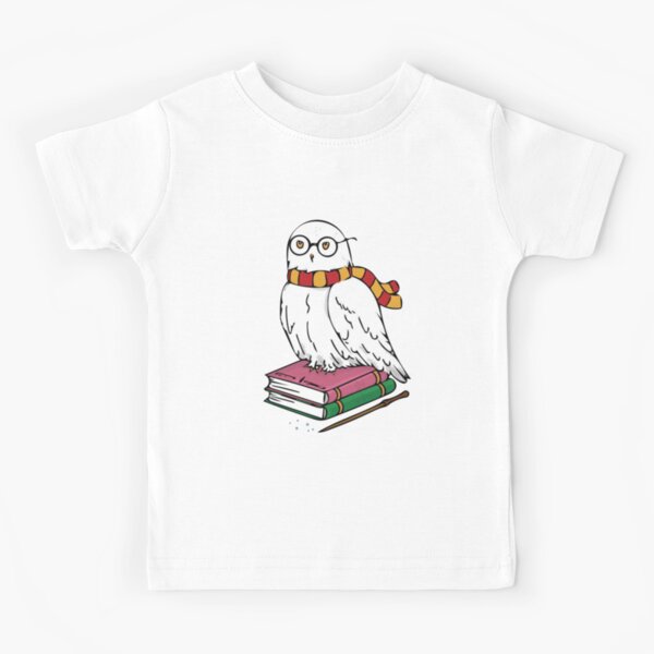 White Owl in Glasses Kids T-Shirt