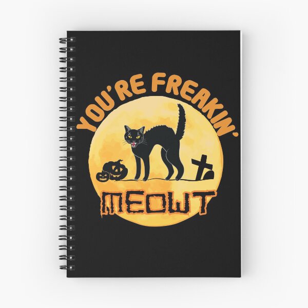 Item preview, You're Freakin' Meowt Halloween designed and sold by TheInkElephant.