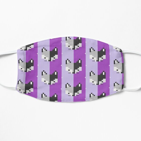 Mapache pixel Mascarilla
