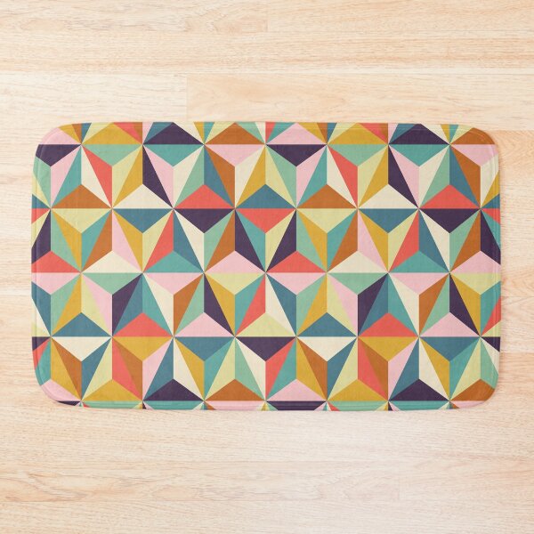 Item preview, seamless geometric retro pattern designed and sold by Art JSMY.