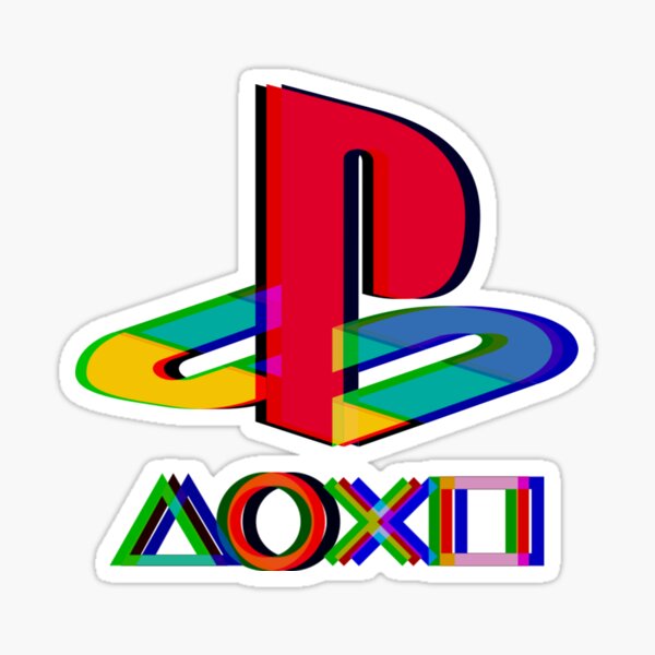 Playstation x buttons Sticker