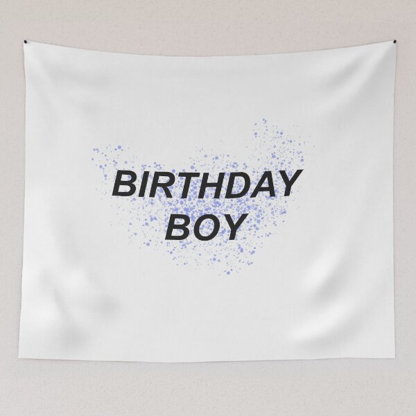Item preview, Birthday boy with blue splash designed and sold by KRISTAHR.