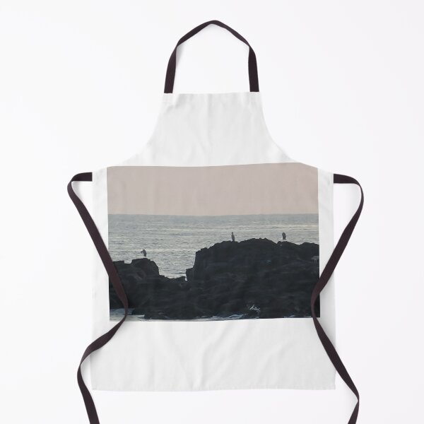 Item preview, Migratory birds resting on rocks in the sea at sunrise on the jeju island sea in Korea. designed and sold by human8891.