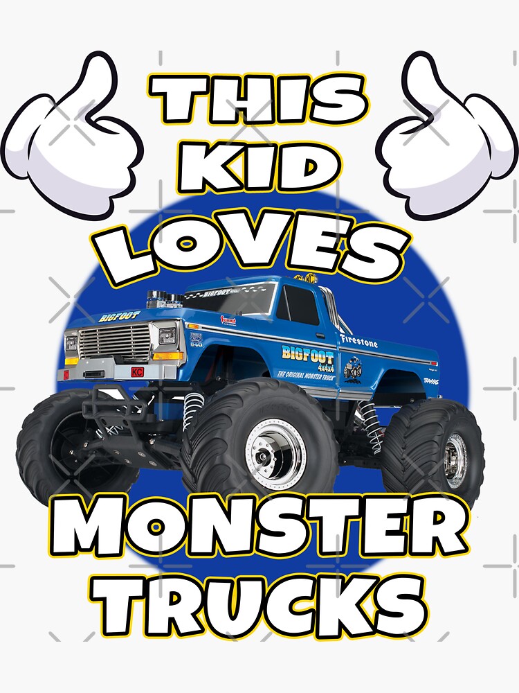 Monster Trucks Rule I love Monster Trucks Monster Truck Gift