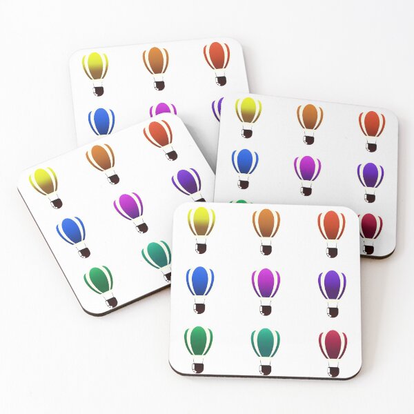 Item preview, Colorful hot air  balloons pattern designed and sold by MDKawaii.