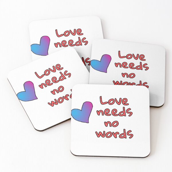 Item preview, Love Needs No Words designed and sold by AutisticAnne.