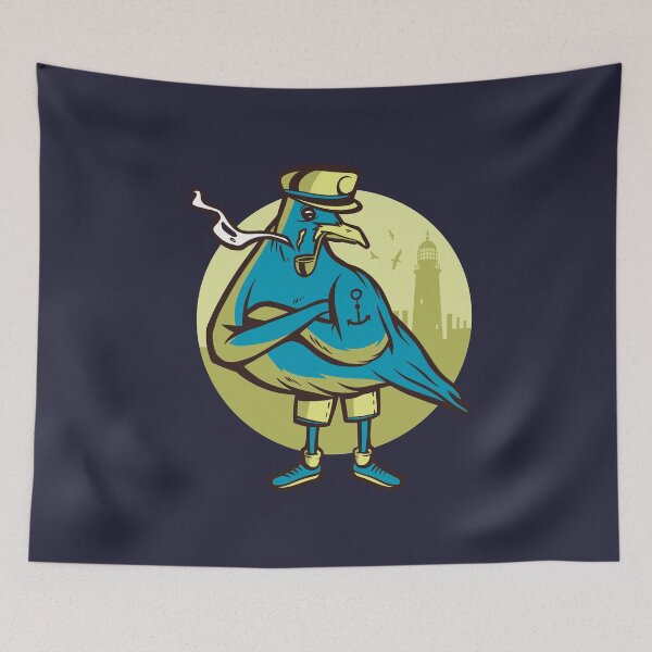Item preview, Sailor, seagull, sailing designed and sold by DerSenat.
