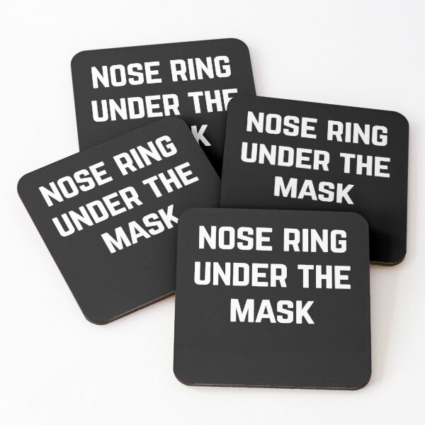 Item preview, Nose Ring Under The Mask designed and sold by Albatrozz.