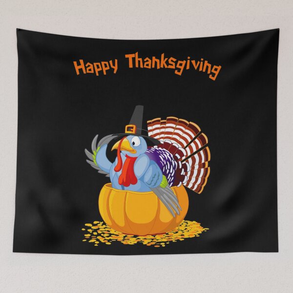 Item preview, Happy thanksgiving day (turkey) designed and sold by Nesro34.