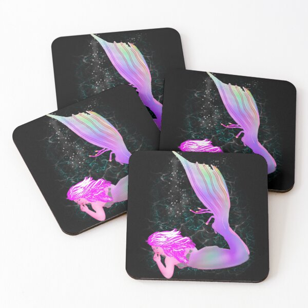 Item preview, Mermaid is swimming painted designed and sold by Zwembad Vergelijker.