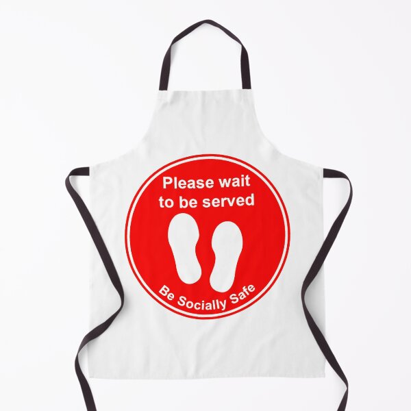 Item preview, Covid-19 signs 'Please wait to be served' designed and sold by timothybeighton.