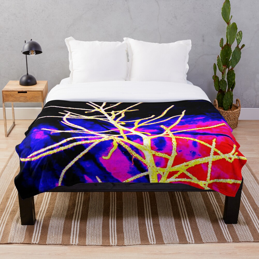 Funky Rachilla 2 Throw Blanket By Gtreagus Redbubble