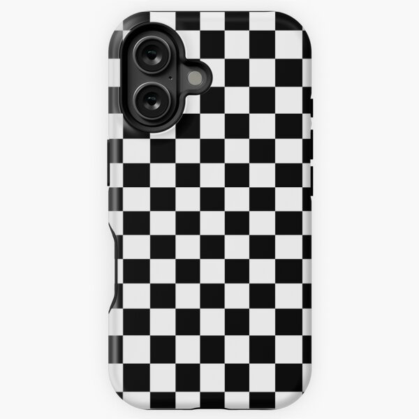 salty-dog2 two-tone ska checkerboard iPhone Tough Case