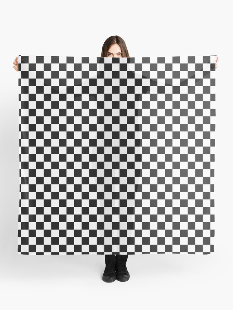 Thumbnail 1 of 3, Scarf, salty-dog2 two-tone ska checkerboard designed and sold by Salty-Dog2.