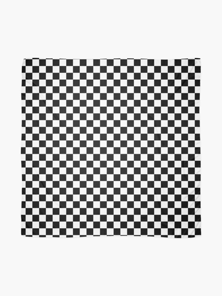 Thumbnail 2 of 3, Scarf, salty-dog2 two-tone ska checkerboard designed and sold by Salty-Dog2.
