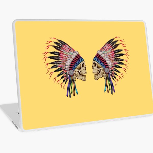 indian skull Laptop Skin