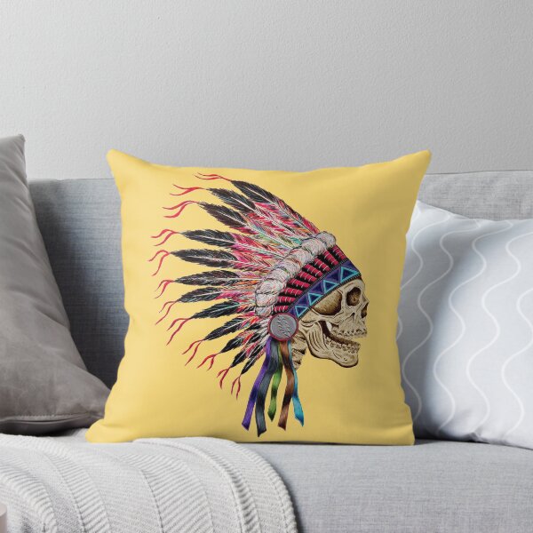Item preview, indian skull designed and sold by Nicholas-colfin.