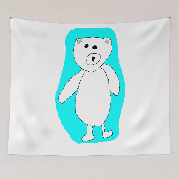 Item preview, Cute Polar Bear Snowy designed and sold by BassSaxBen.