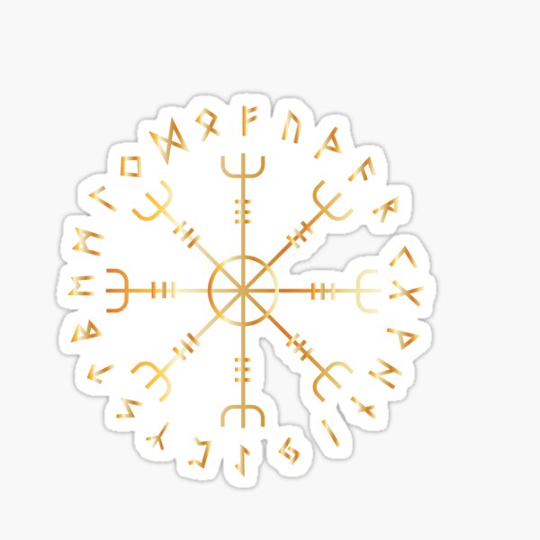 Item preview, Viking Compass Vegvisir Symbol Nordic Viking Rune  designed and sold by enjoytheshirt.