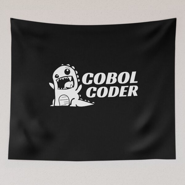 Artikelvorschau, COBOL Coder Dinosaurier entworfen und verkauft von jacks-tees.