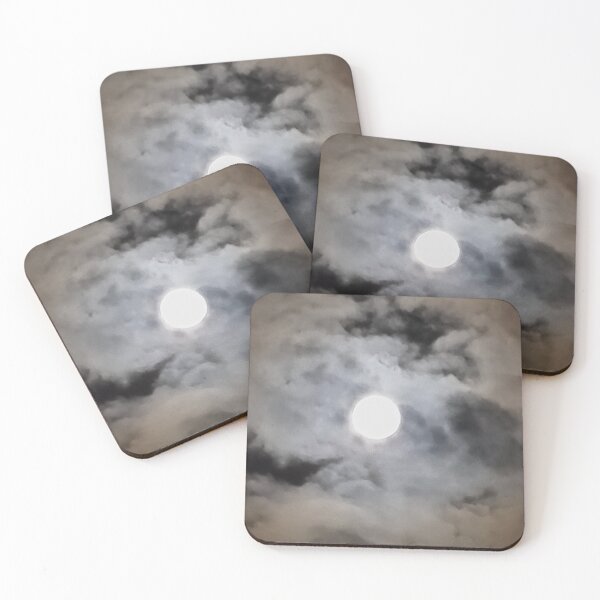 Item preview, Full moon in the clouds on the jeju  island sea in Korea designed and sold by human8891.