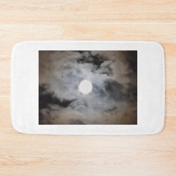 Item preview, Full moon in the clouds on the jeju  island sea in Korea designed and sold by human8891.