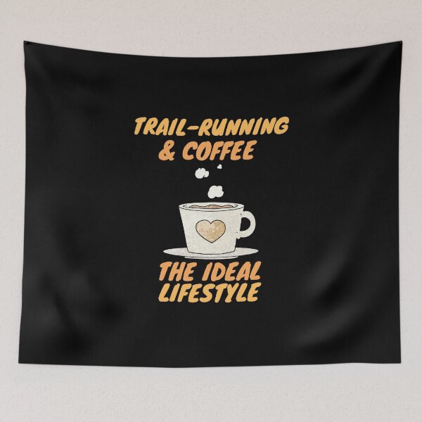 Item preview, estilo de vida de trail running y café designed and sold by SnowballStep.