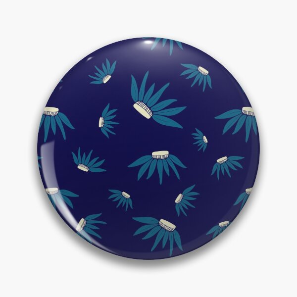 Item preview, Blue Daisy Flowers Pattern designed and sold by Aysel's Designs.