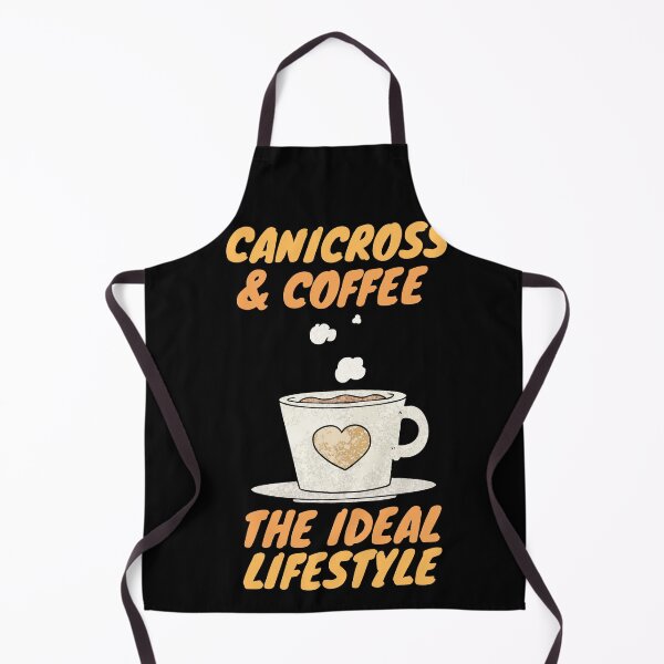 Item preview, canicross and coffee lifestyle designed and sold by SnowballStep.