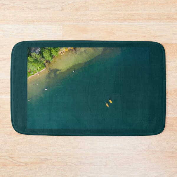 Item preview, Aerial view of two boats on the lake designed and sold by Lukasz Szczepanski.