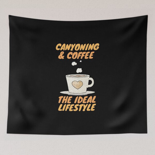Item preview, canyoning and coffee lifestyle designed and sold by SnowballStep.