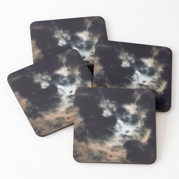 Item preview,  Full moon in the clouds on the jeju  island sea in Korea designed and sold by human8891.