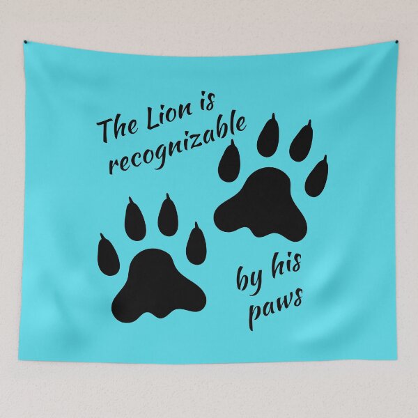 Item preview, The Lion is recognizable by his paws designed and sold by F-designe.