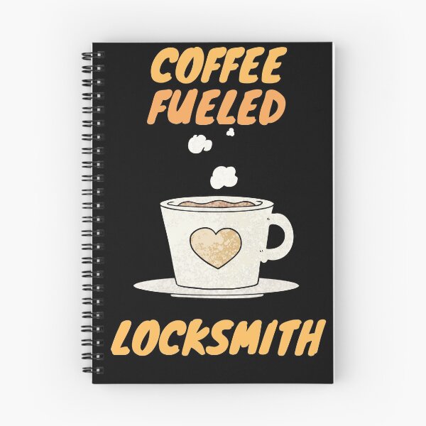 Item preview, coffee fueled locksmith designed and sold by SnowballStep.