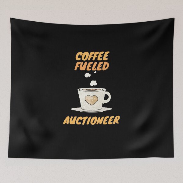Item preview, coffee fueled auctioneer designed and sold by SnowballStep.
