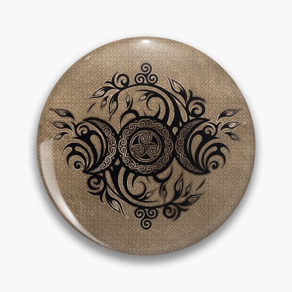 Item preview, Triple Moon Ornament with Triskelion  designed and sold by k9printart.