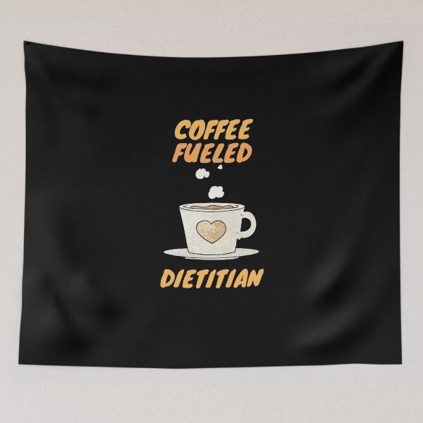 Item preview, coffee fueled dietitian designed and sold by SnowballStep.