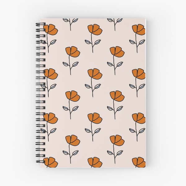 Item preview, Orange Flowers Pattern designed and sold by Aysel's Designs.